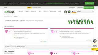 
                            10. Telekom Tarife: Dein MagentaMobil-Vertrag - DeinHandy