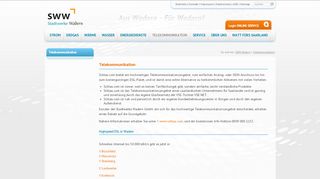 
                            9. Telekommunikation | Stadtwerke Wadern GmbH