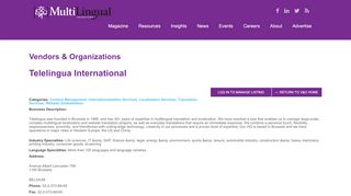 
                            9. Telelingua International | MultiLingual