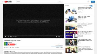 
                            6. Telemart Corporate Video - YouTube