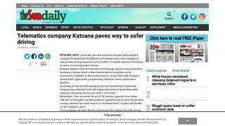 
                            11. Telematics company Katsana paves way to safer driving - ...