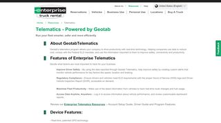 
                            6. Telematics - Powered by Geotab - Enterprise Truck Rental