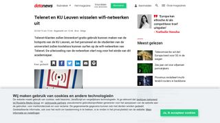 
                            10. Telenet en KU Leuven wisselen wifi-netwerken uit - Nieuws - Data News