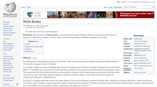 
                            12. Telenor banka - Wikipedia