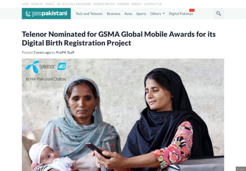 
                            9. Telenor Nominated for GSMA Global Mobile Awards for its ...