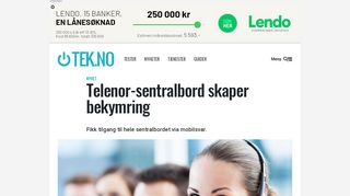 
                            13. Telenor-sentralbord skaper bekymring - Tek.no