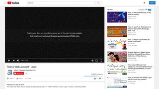 
                            2. Telenor Web Account - Login - YouTube
