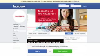 
                            12. Teleopti - Startsida | Facebook