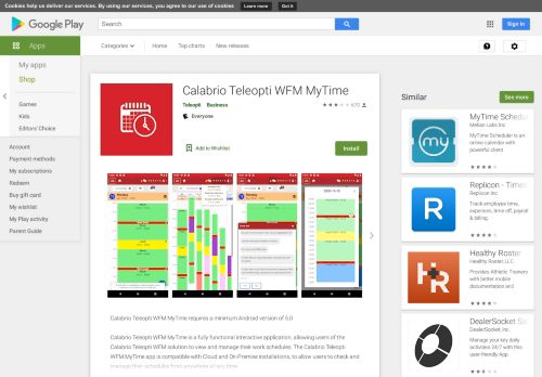
                            6. Teleopti WFM MyTime – Apps bei Google Play