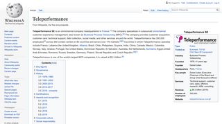 
                            10. Teleperformance - Wikipedia