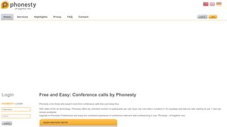 
                            13. Telephone conferencing - Phonesty - your free conference call - audio ...