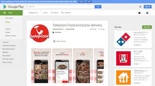 
                            4. Telepizza Food and pizza delivery - Apps on Google Play