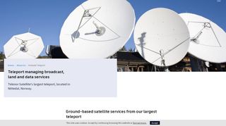 
                            12. Teleports | Telenor Satellite