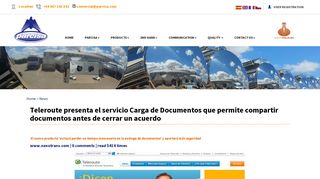 
                            11. Teleroute presenta el servicio Carga de Documentos que permite ...