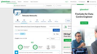 
                            9. Telesonic Networks Data Centre Engineer Reviews | Glassdoor