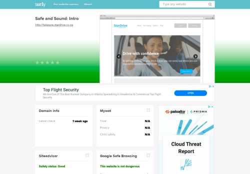 
                            13. telesure.stardrive.co.za - Safe and Sound: Intro - Telesure Stardrive