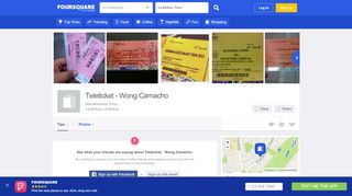 
                            13. Teleticket - Wong Camacho - La Molina - 1 tip from 116 visitors