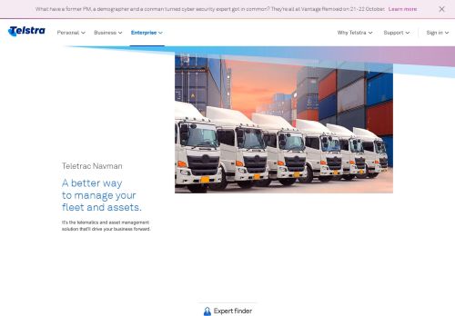 
                            9. Teletrac Navman fleet & asset tracking - Telstra Business & Enterprise