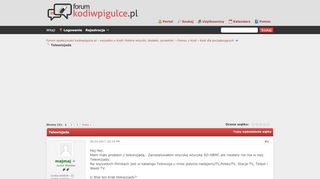 
                            4. Telewizjada - Forum społeczności kodiwpigulce.pl - wszystko o Kodi ...