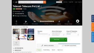 
                            2. Telexair Telecom Pvt Ltd, Basavanagudi - Internet Service Providers in ...