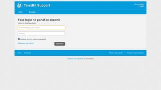 
                            1. TelexBit Support: Acessar