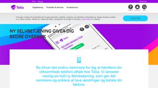 
                            4. Telia Erhverv Selvbetjening - Få det fulde overblik med vores ...