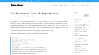 
                            12. Telia, homerun/surfzoner och obegripliga beslut | jardenberg.