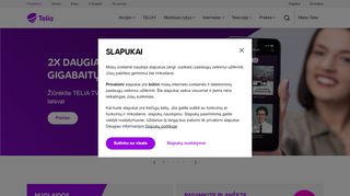 
                            7. Telia: Mobilaus ryšio, interneto ir televizijos paslaugos