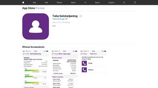 
                            6. Telia Selvbetjening on the App Store - iTunes - Apple