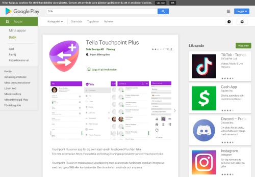 
                            11. Telia Touchpoint Plus – Appar på Google Play