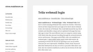 
                            12. Telia webmail login | ninre.mabilwom.se