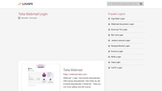 
                            6. Telia Webmail Login | Se connecter à Telia Webmail - loginfr