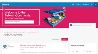 
                            10. Telkom Customer Portal - Telkom Community - 12796