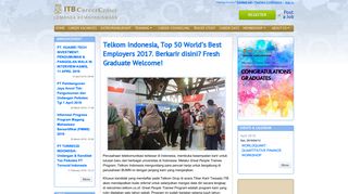 
                            11. Telkom Indonesia, Top 50 World's Best Employers ... - ITB Career Center