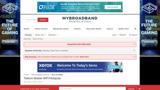 
                            13. Telkom Mobile WIFI Hotspots | MyBroadband