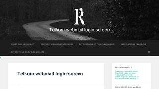 
                            12. Telkom webmail login screen / Bon coin xsara picasso xsara