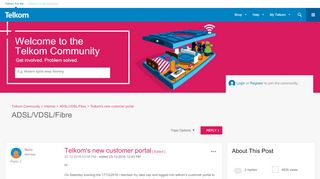 
                            4. Telkom's new customer portal - Telkom Community - 8407