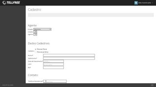 
                            3. Tellfree - Cadastro