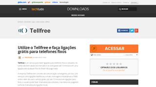 
                            5. Tellfree | Download | TechTudo