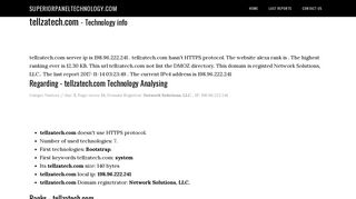 
                            11. tellzatech.com - Tellza Technologies | Home - Technology Review