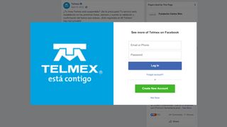 
                            13. Telmex - ¿Tu línea Telmex está suspendida? ¡No te... | Facebook