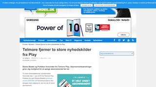 
                            11. Telmore fjerner to store nyhedskilder fra Play - MereMobil.dk