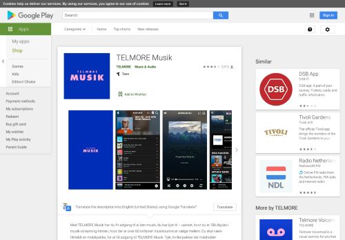 
                            7. TELMORE Musik – Apps i Google Play