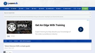 
                            13. Telnet Hikvision NVR a simple guide | IP Cam Talk