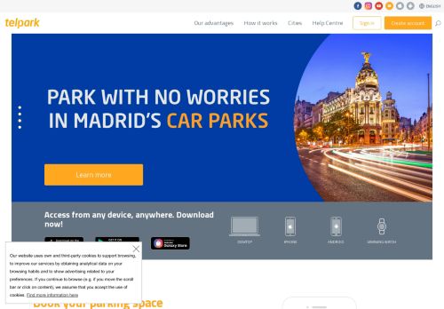 
                            6. Telpark | Your smartphone is your personal parking meter