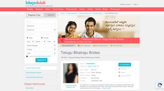 
                            10. Telugu Bhatraju Brides - Telugu Shaadi