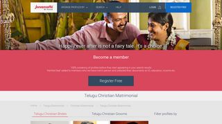 
                            10. Telugu Christian Matrimonial - Jeevansathi.com