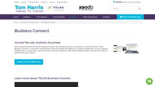 
                            12. TELUS Business Connect - Tom Harris Cellular