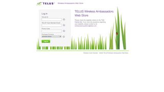 
                            1. Telus - Wireless Ambassadors Web Store