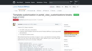 
                            5. Template customization in portal_view_customizations breaks login ...